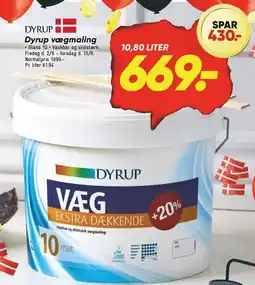 Bilka Dyrup vægmaling tilbud