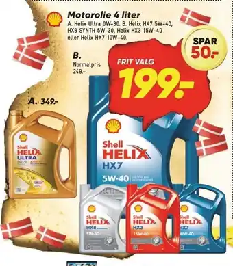 Bilka Motorolie 4 liter tilbud