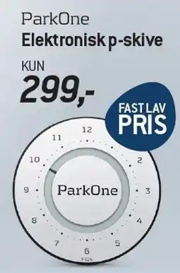 Thansen Elektronisk p-skive tilbud