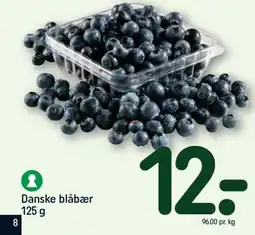 REMA 1000 Danske blåbær 125 g tilbud
