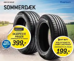 Thansen SOMMERDÆK tilbud