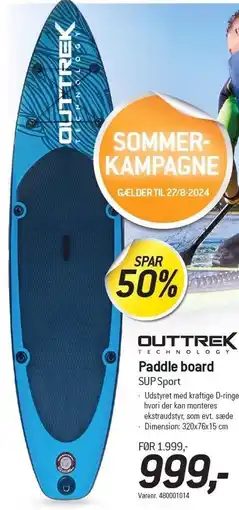 Thansen Paddle Board tilbud