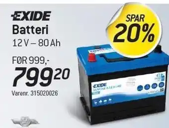 Thansen Batteri tilbud