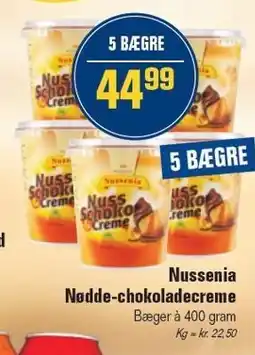 Otto Duborg Nussenia Nødde-chokoladecreme tilbud