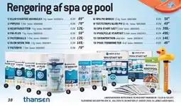 Thansen Rengøring af spa og pool tilbud
