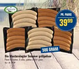 Otto Duborg Din Mesterslagter Sommer grillpølser tilbud