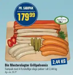 Otto Duborg Din Mesterslagter grillpølsemix tilbud