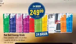 Otto Duborg Red Bull Energy Drink tilbud