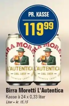 Otto Duborg Birra Moretti L'Autentica tilbud