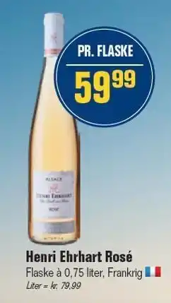 Otto Duborg Henri Ehrhart Rosé tilbud