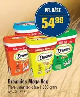 Otto Duborg Dreamies Mega Box tilbud