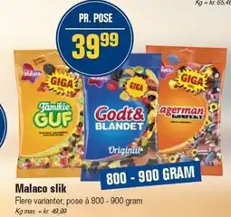 Otto Duborg Malaco slik tilbud