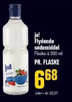 Otto Duborg ja! Flydende sødemiddel tilbud