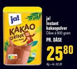 Otto Duborg ja! Instant kakaopulver tilbud