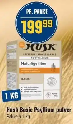 Husk Basic Psyllium pulver