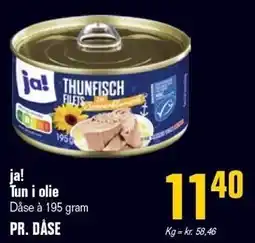 Otto Duborg ja! Tun i olie tilbud