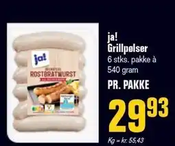 Otto Duborg ja! Grillpølser tilbud