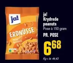 Otto Duborg ja! Krydrede peanuts tilbud