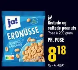 Otto Duborg ja! Ristede og saltede peanuts tilbud