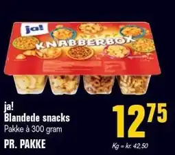 Otto Duborg Ja! blandede snacks tilbud