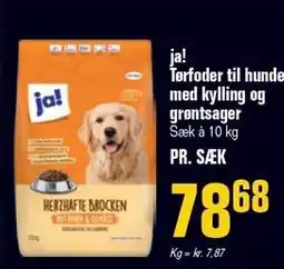 Otto Duborg ja! Tørfoder til hunde med kylling og grøntsager tilbud