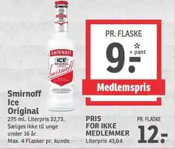 SPAR Smirnoff Ice Original tilbud