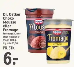 SPAR Dr. Oetker Choko Mousse eller Fromage tilbud