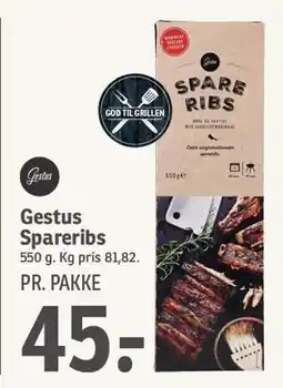 SPAR Gestus Spareribs tilbud