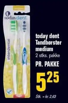 Otto Duborg today dent Tandbørster medium tilbud