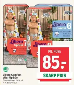 SPAR Libero Comfort eller Up&Go tilbud