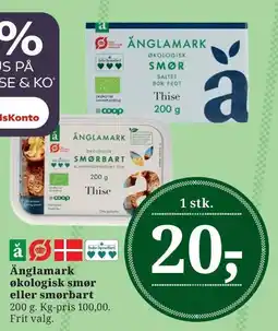 Dagli'Brugsen Änglamark økologisk smør eller smørbart tilbud