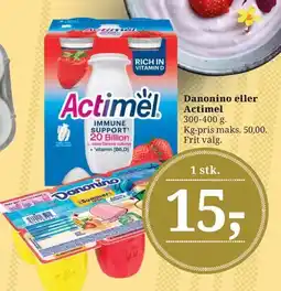 Danonino eller Actimel