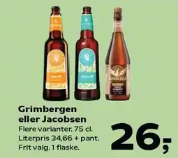 Kvickly Grimbergen eller Jacobsen tilbud