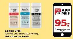 Kvickly Longo Vital tilbud