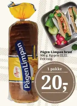 Dagli'Brugsen Pågen Limpan brød tilbud