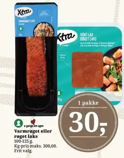 Dagli'Brugsen Varmrøget eller røget laks tilbud