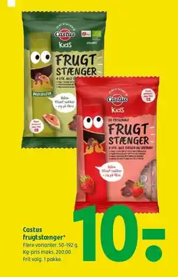 Coop 365 Castus frugtstænger tilbud