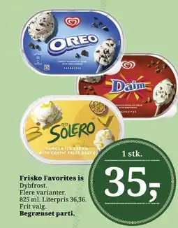 Frisko Favorites is