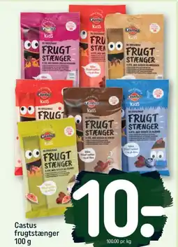 REMA 1000 Castus frugtstænger 100 g tilbud