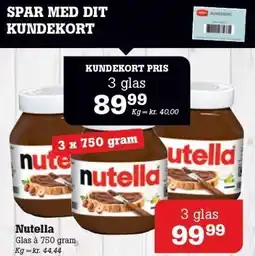 Poetzsch Padborg Nutella tilbud