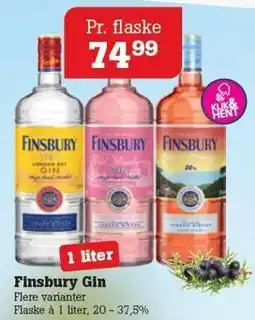 Poetzsch Padborg Finsbury Gin tilbud