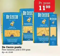 Poetzsch Padborg De Cecco pasta tilbud