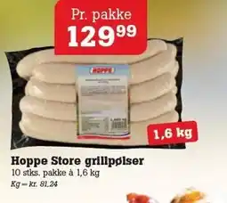 Poetzsch Padborg Hoppe Store grillpølser tilbud