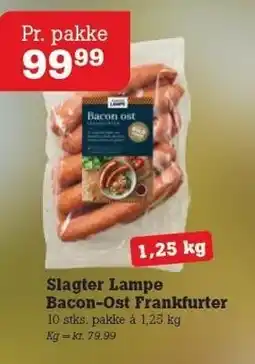 Poetzsch Padborg Slagter Lampe Bacon-Ost Frankfurter tilbud