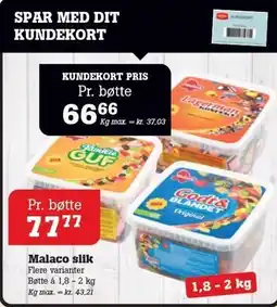 Poetzsch Padborg Malaco slik tilbud