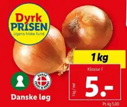 Lidl Danske løg tilbud