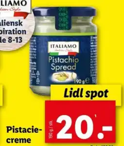 Lidl Pistacie- creme tilbud