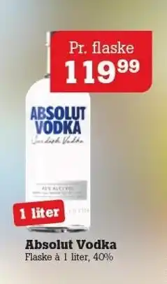 Poetzsch Padborg Absolut Vodka tilbud