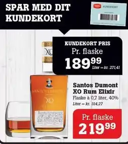 Poetzsch Padborg Santos Dumont XO Rum Elixir tilbud