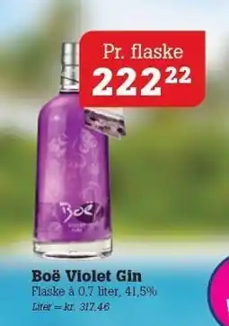 Poetzsch Padborg Boë Violet Gin tilbud